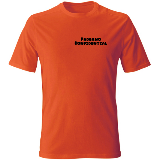 T-Shirt Unisex T shirt Paderno Confidential Rossa Hoplix