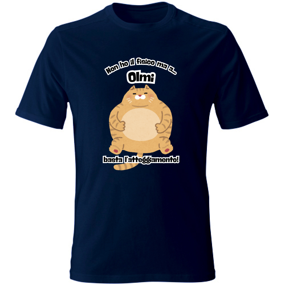 T-Shirt Unisex T shirt Fisico Olmi Hoplix