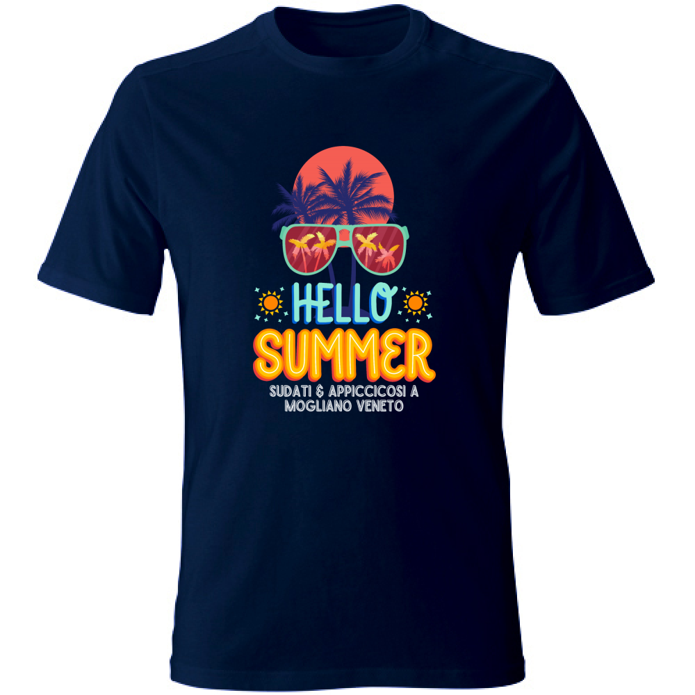 T-Shirt Unisex Hello Summer T shirt Mogliano Veneto Hoplix