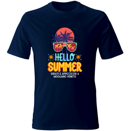 T-Shirt Unisex Hello Summer T shirt Mogliano Veneto Hoplix