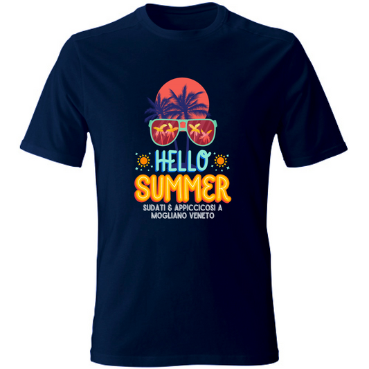 T-Shirt Unisex Hello Summer T shirt Mogliano Veneto Hoplix