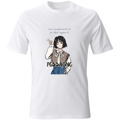 T-Shirt Unisex T shirt Ragazza Dolce Possagno Hoplix