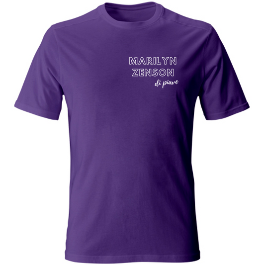 T-Shirt Unisex T shirt Marylin Zenson di Piave Blu Hoplix
