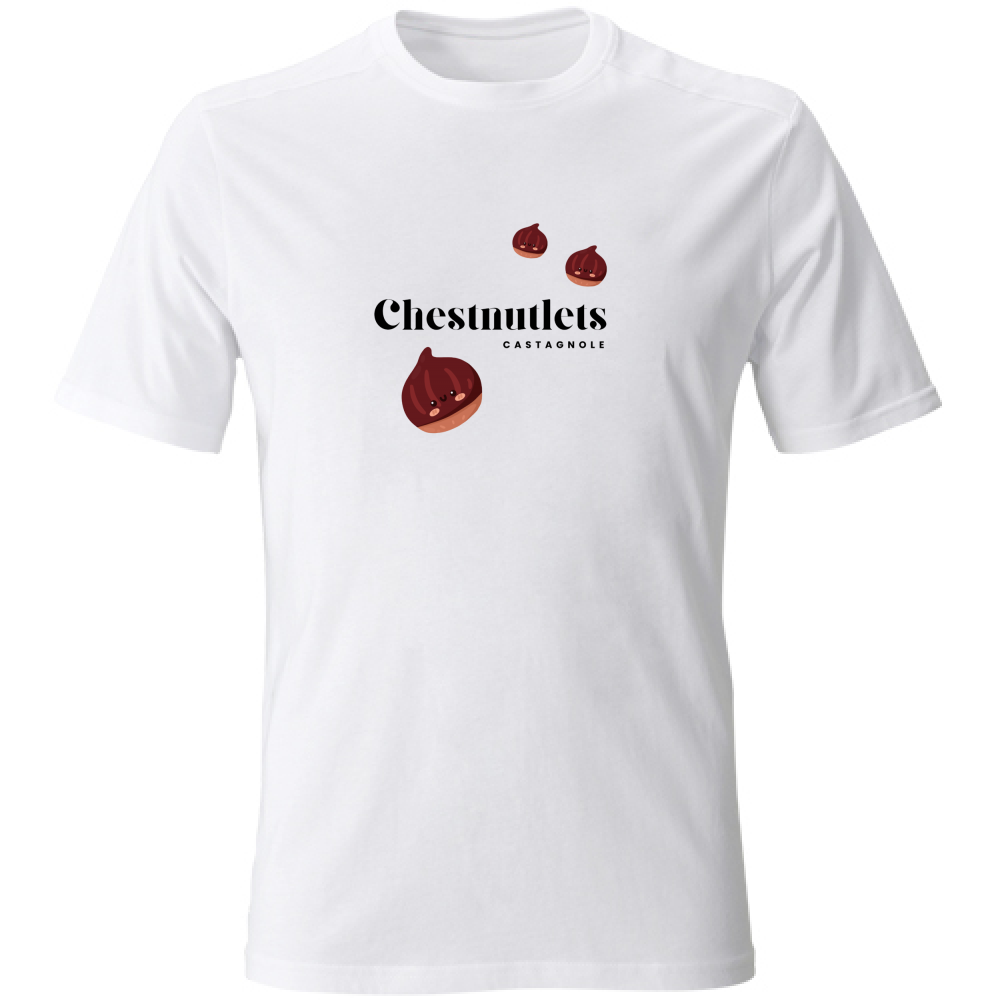 T-Shirt Unisex T shirt Angloveneta Castagnole Bianca Hoplix