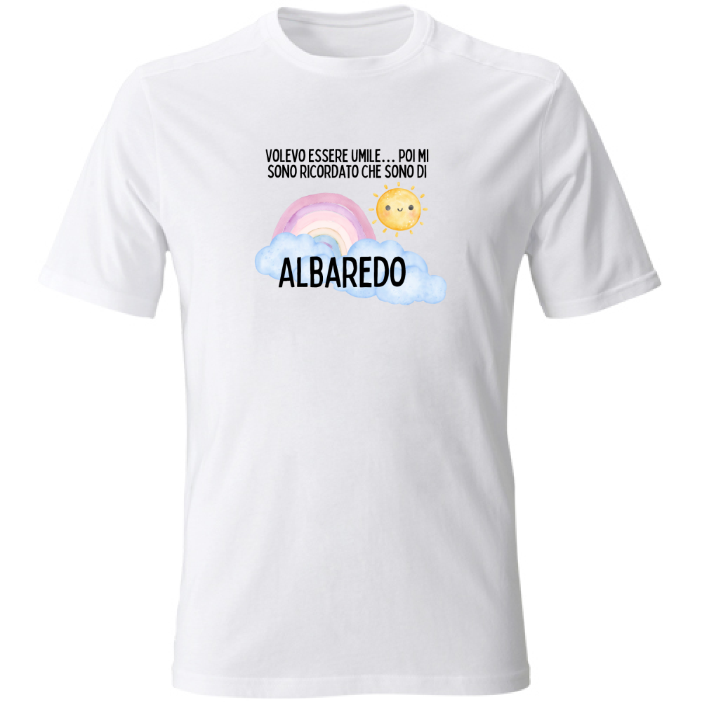 T-Shirt Unisex T shirt Albaredo Umile Hoplix