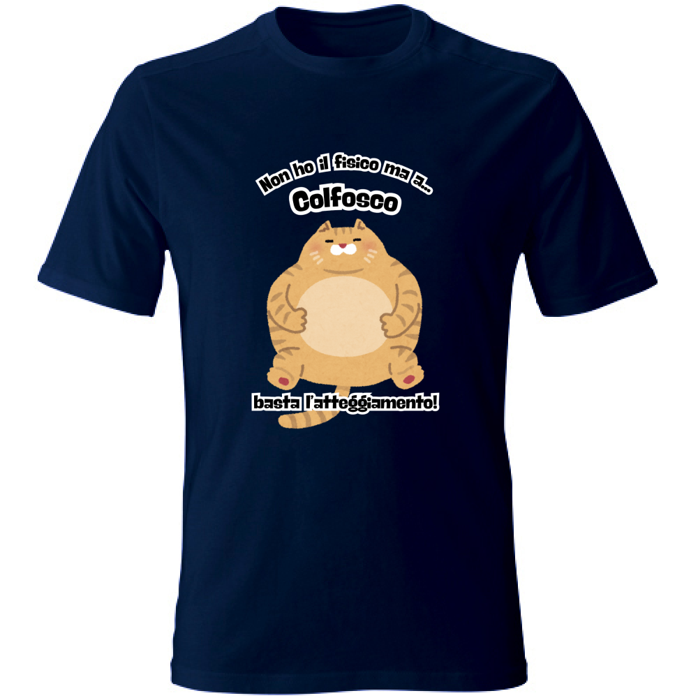 T-Shirt Unisex T shirt Colfosco atteggiamento Hoplix