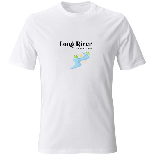 T-Shirt Unisex T shirt Angloveneto Fossalunga Bianca Hoplix