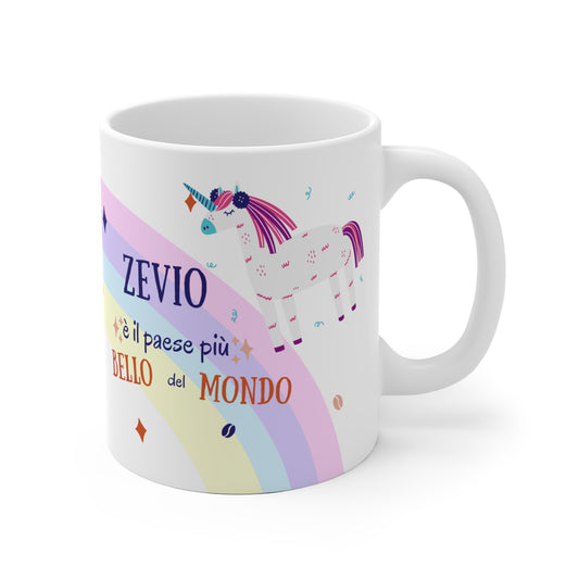Tazza caffè bianca 325ml Bello del mondo Zevio