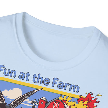 T-Shirt Vintage Horrorfun at the farm