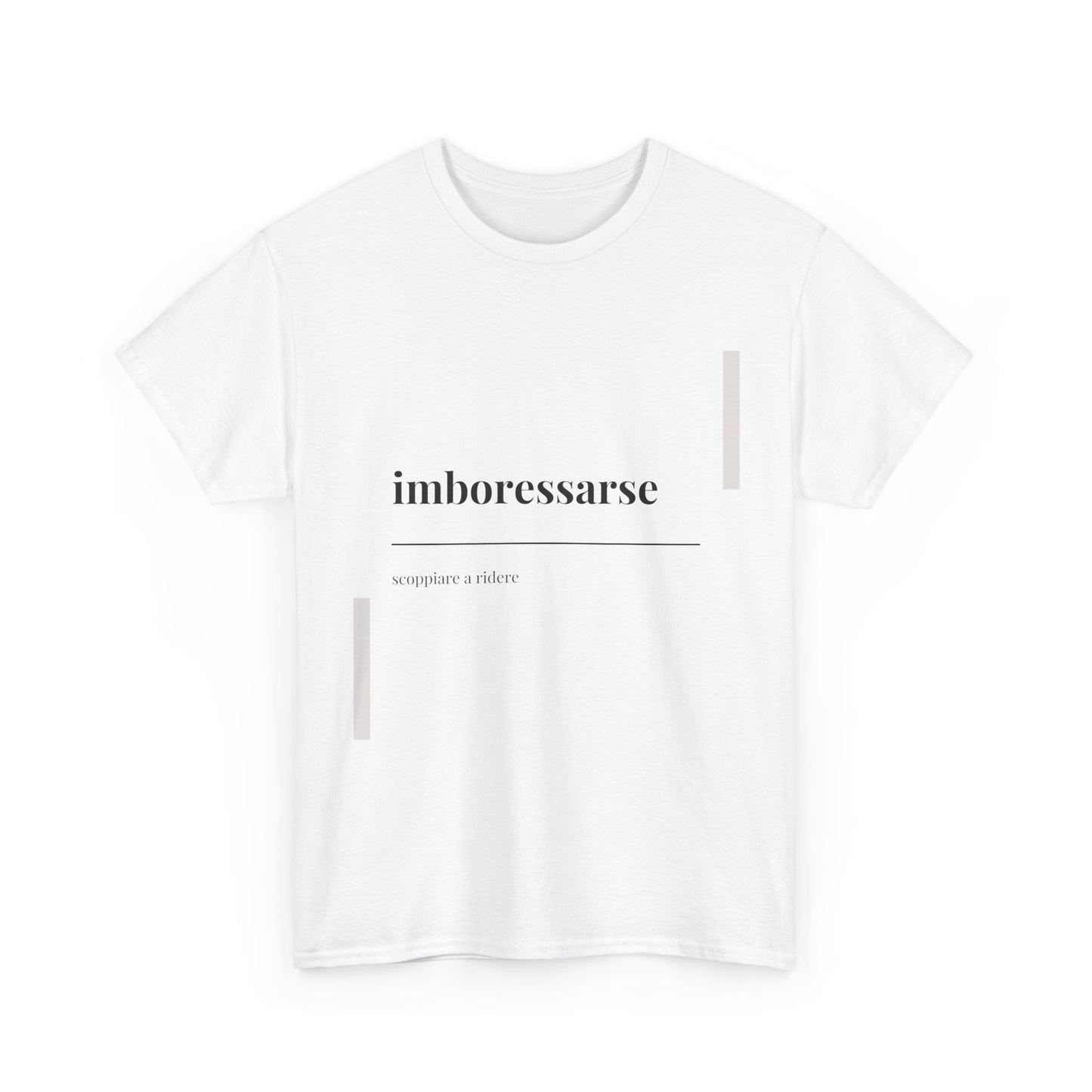 T-shirt Vocabolario Veneto imboressarse Printify