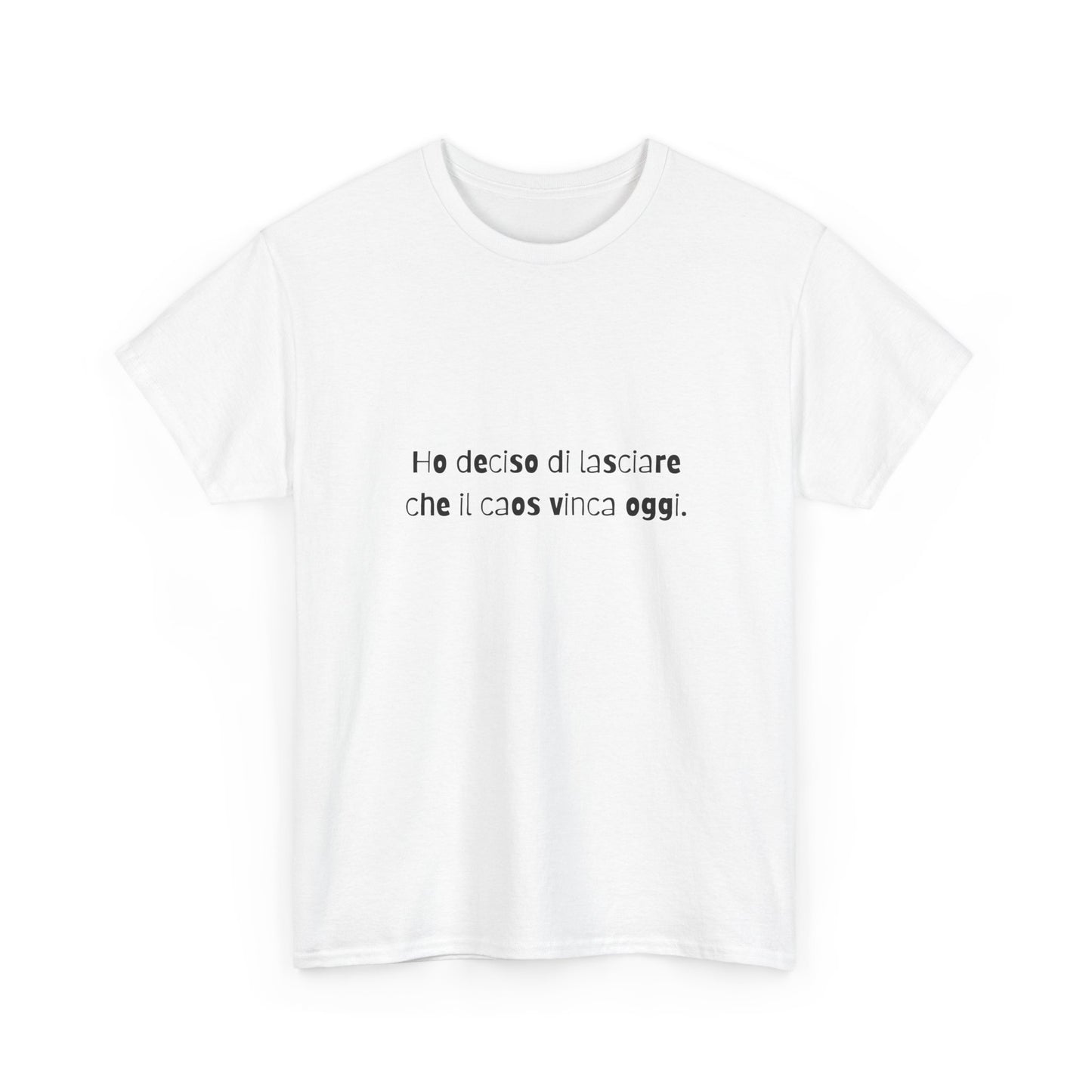 T-shirt Cotone Quote Printify