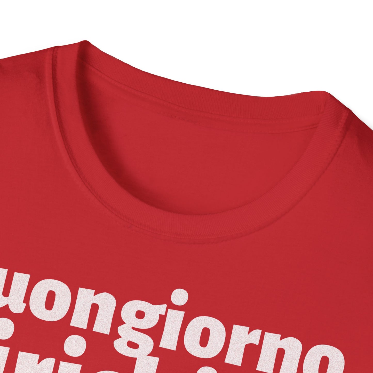 T-Shirt Brutto Cattivo Buogiorno Birichina Cotone Leggero Printify