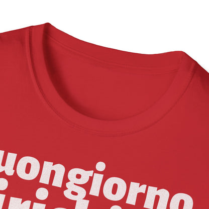 T-Shirt Brutto Cattivo Buogiorno Birichina Cotone Leggero Printify