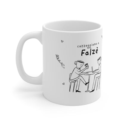 Tazza caffè bianca 325ml Falzè Printify