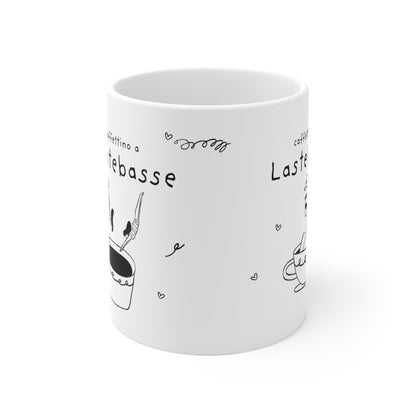 Tazza caffè bianca 325ml Lastebasse Printify