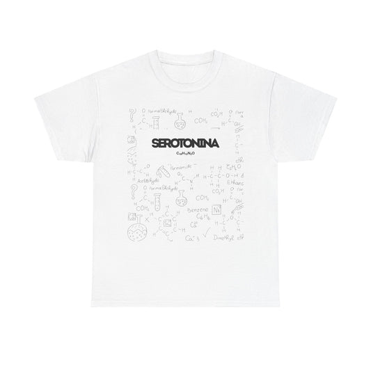 T-shirt bianca n&n Serotonina Printify