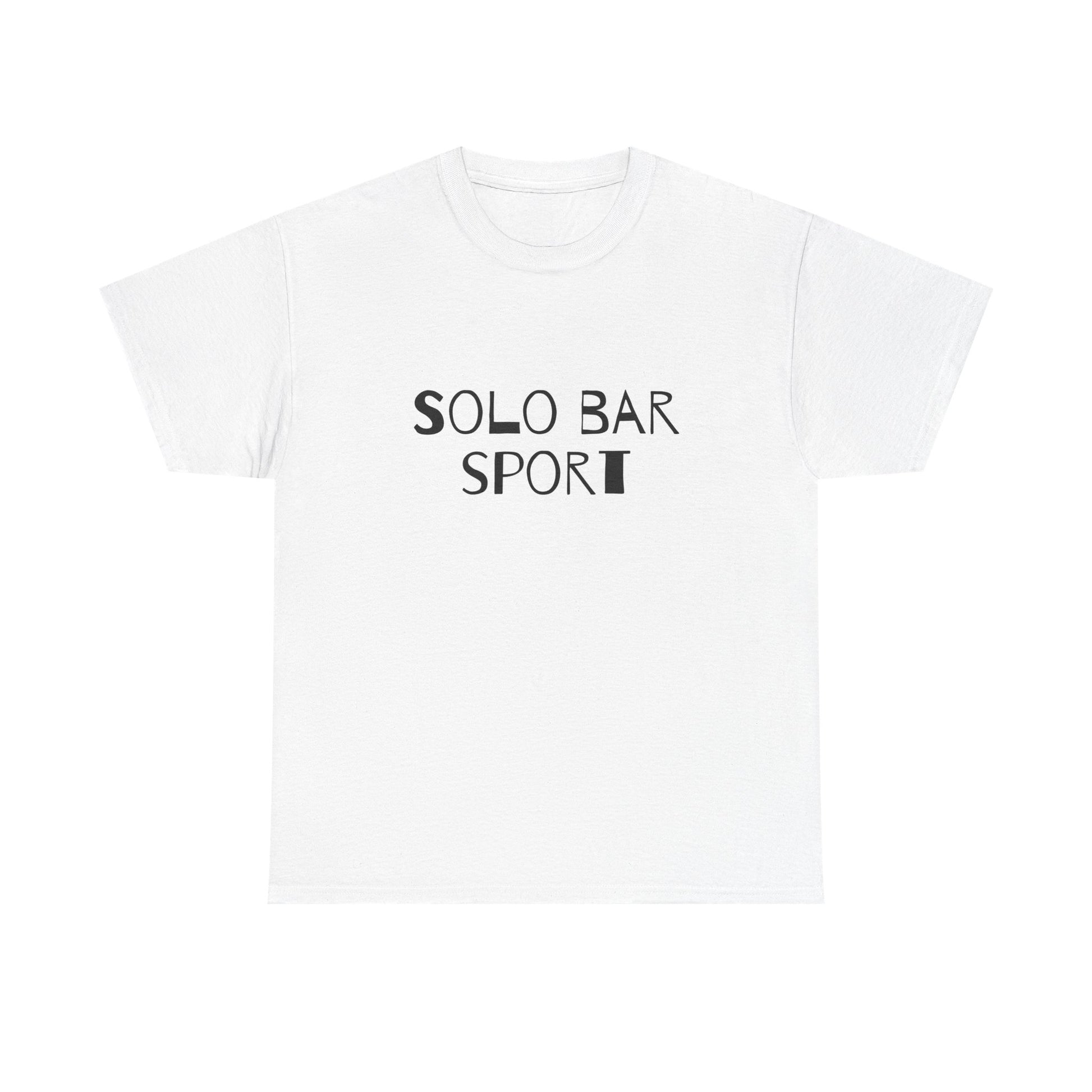T-shirt bianca p&o solo bar sport Printify