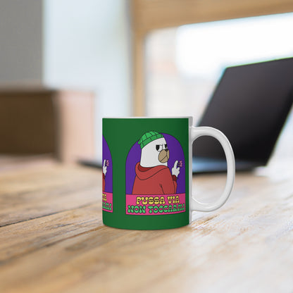 Tazza Natale Cattivo Pussa Via Printify