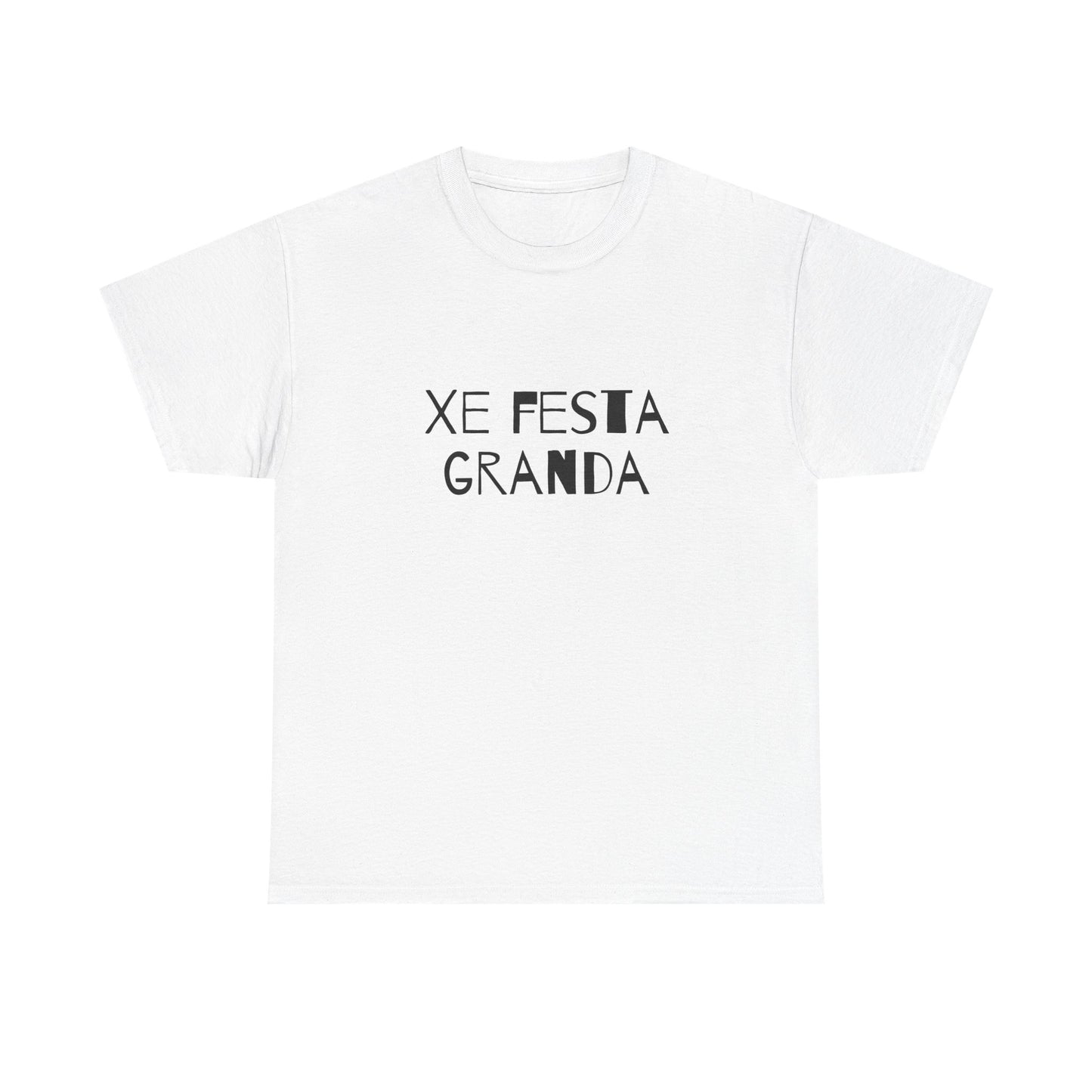 T-shirt bianca p&o xe festa granda Printify