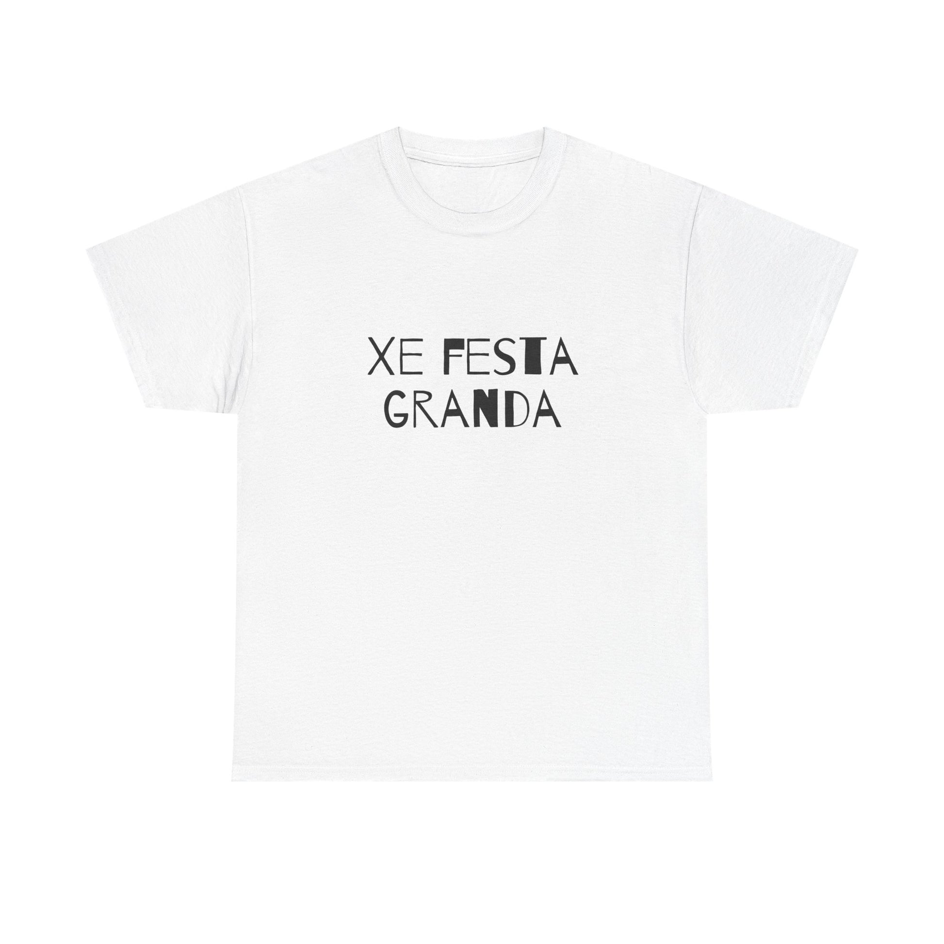T-shirt bianca p&o xe festa granda Printify