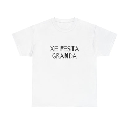 T-shirt bianca p&o xe festa granda Printify