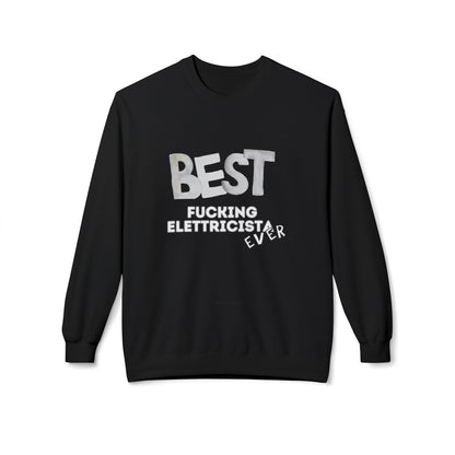 Best Electrician Sweatshirt, Funny Sweatshirt Gift, Crewneck for Electricians, Work Humor Apparel, Unisex Fleece Top Printify