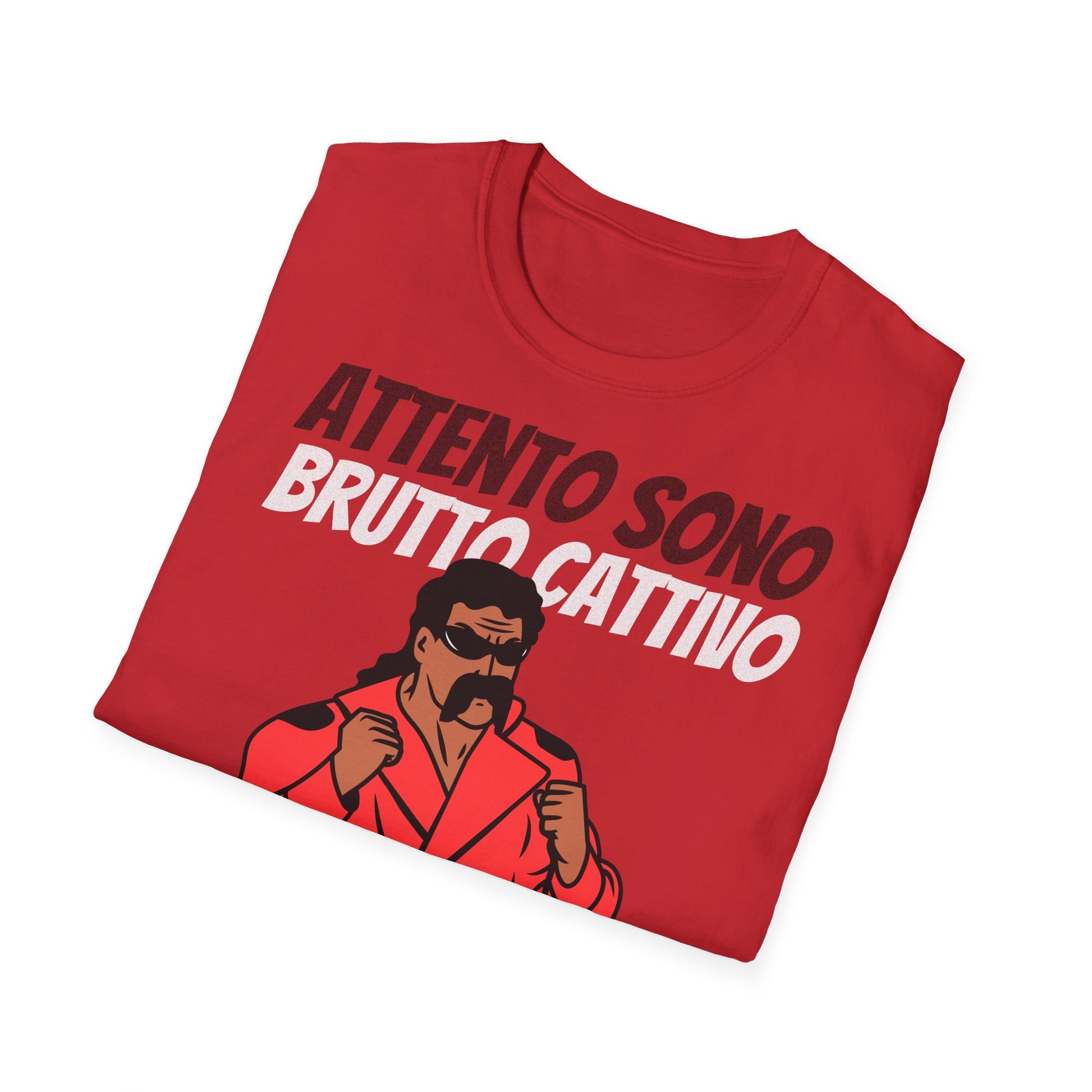 T-Shirt Brutto Cattivo Cotone Leggero Printify