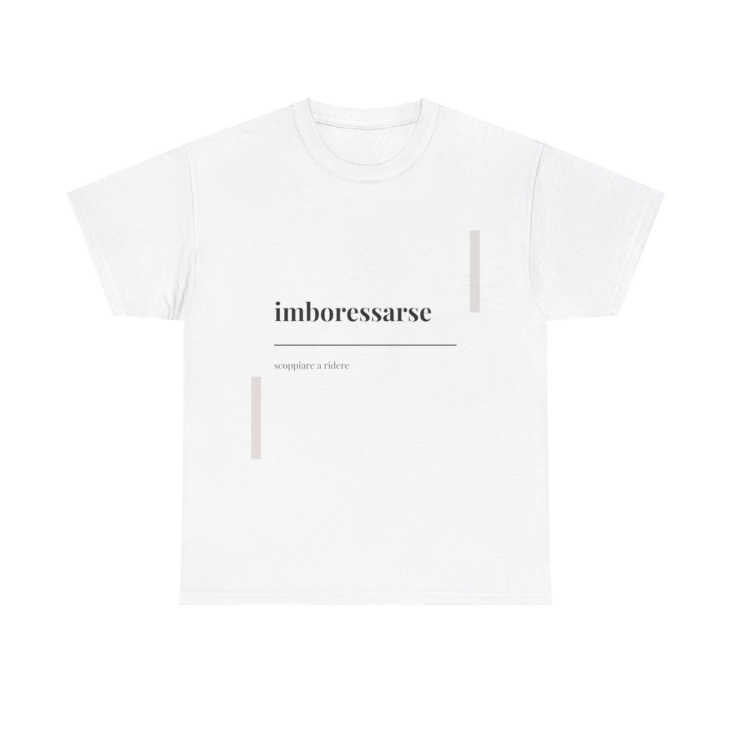T-shirt Vocabolario Veneto imboressarse Printify