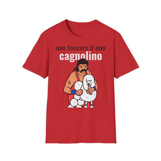 T-Shirt Brutto Cattivo Cagnolino mio Cotone Leggero Printify