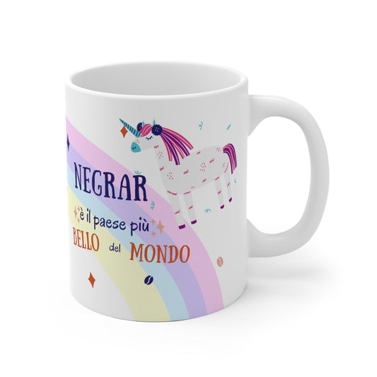 Tazza caffè bianca 325ml Bello del mondo Negrar