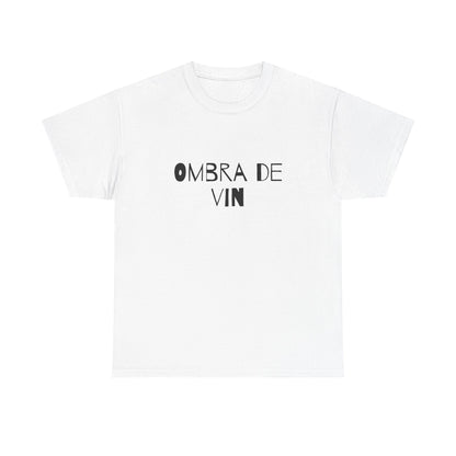 T-shirt bianca p&o ombra de vin Printify