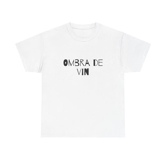 T-shirt bianca p&o ombra de vin Printify