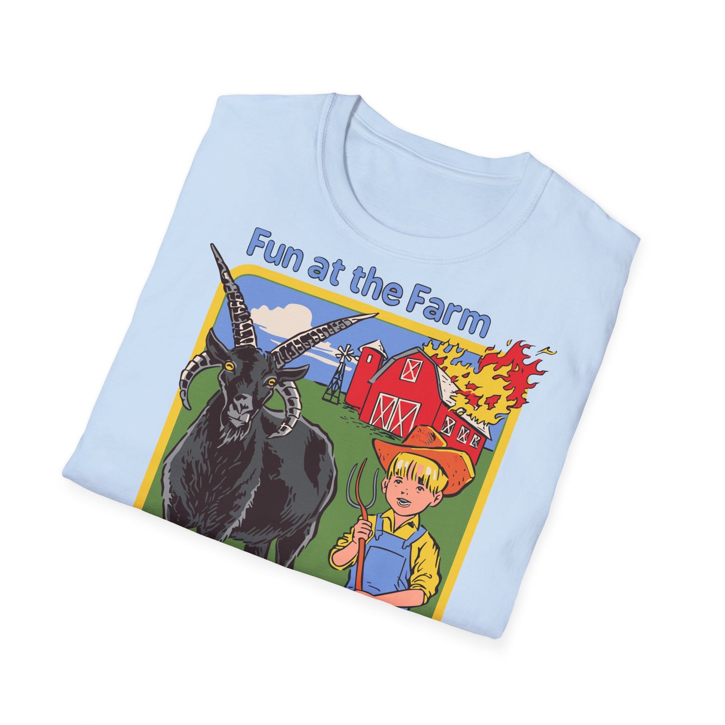 T-Shirt Vintage Horrorfun at the farm