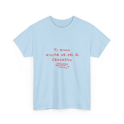 T-shirt ti amo anche se sei di Cessalto Printify