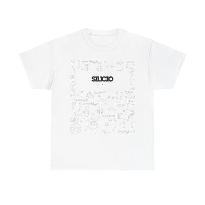 T-shirt bianca n&n Silicio Printify