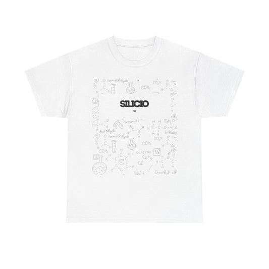 T-shirt bianca n&n Silicio Printify