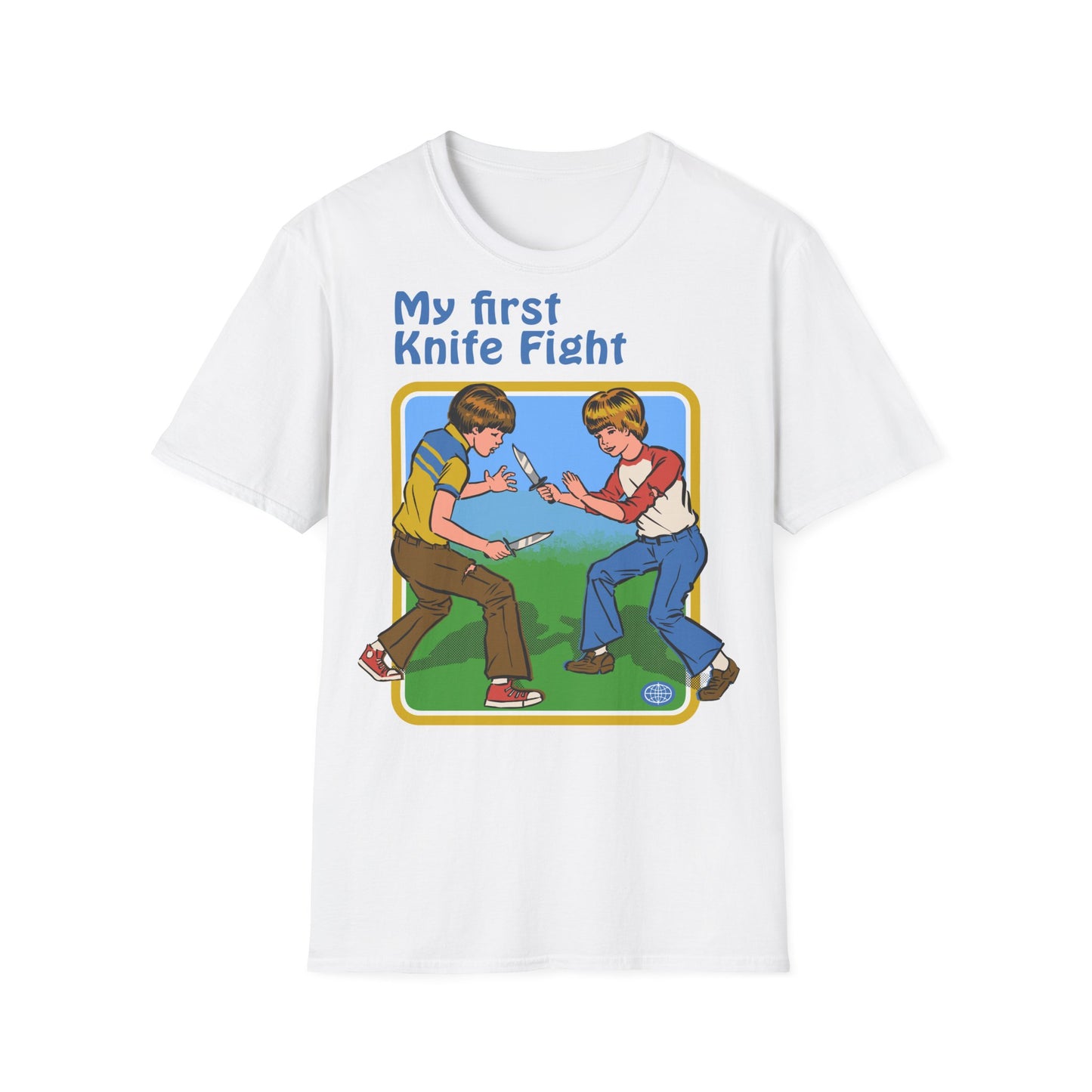 T-Shirt Vintage Horrorknife figth