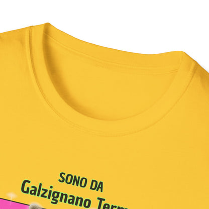 T-shirt Galzignano Terme bello da star male blu Printify