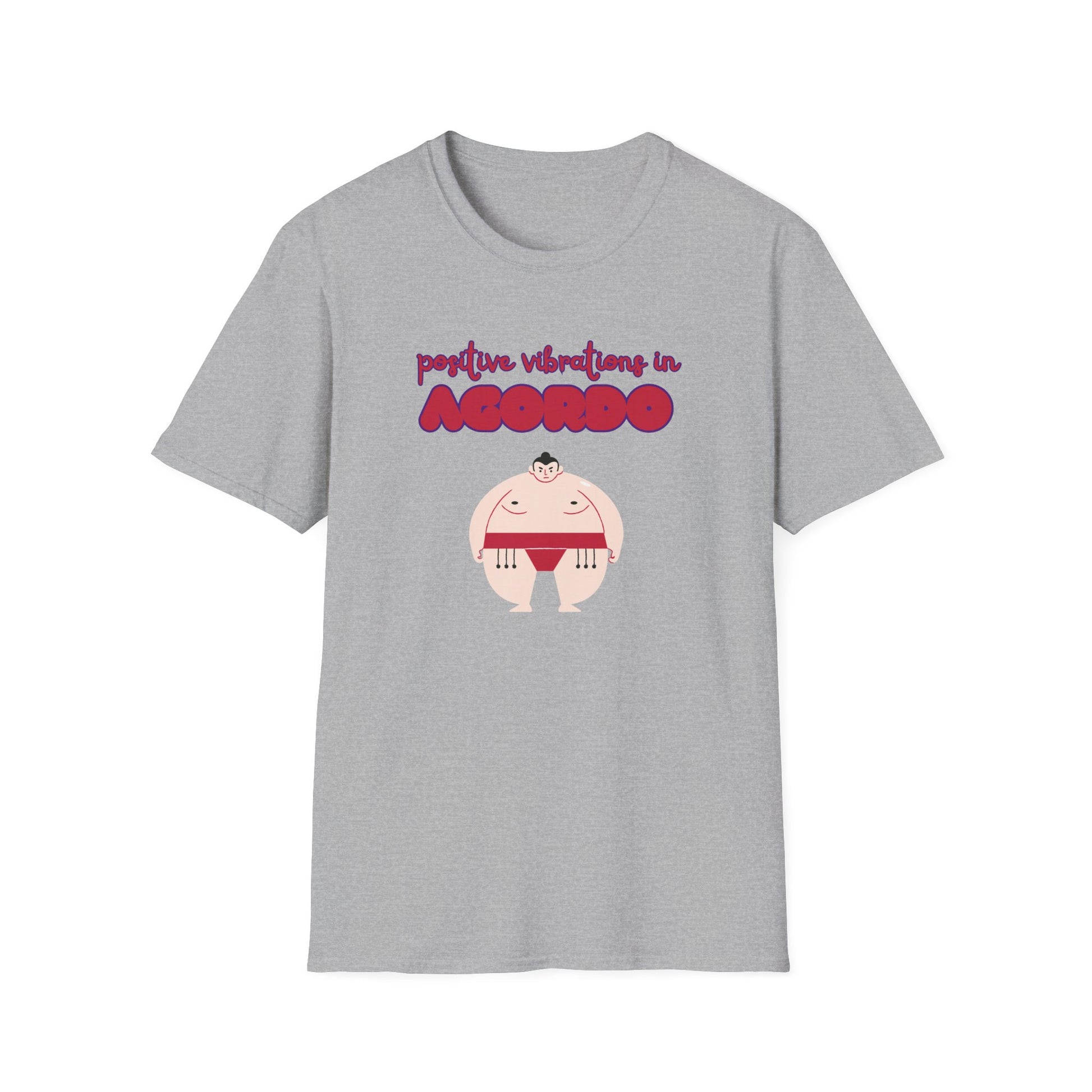 T-shirt Positive vibrations Agordo Printify