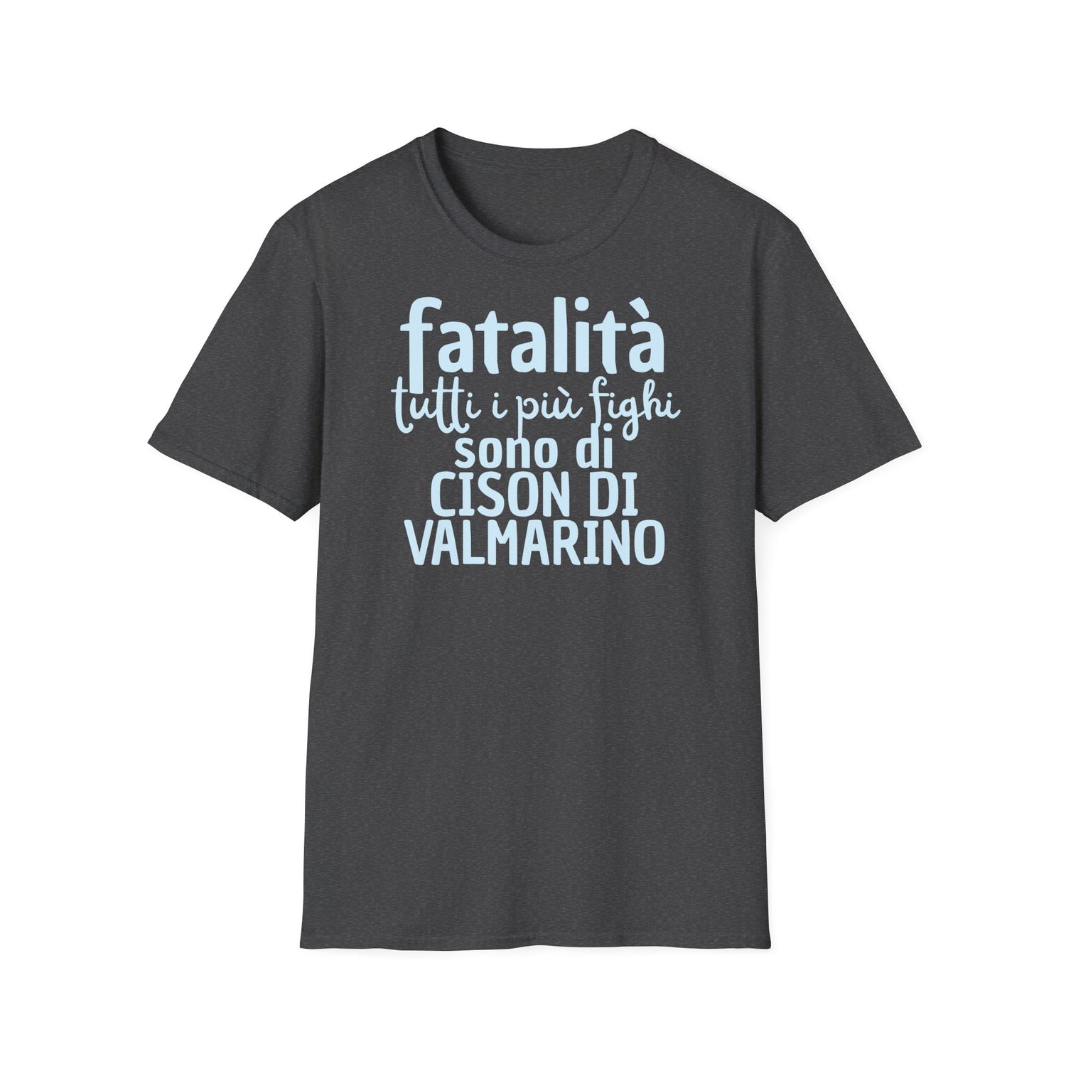 T-shirt fatalità Cison di Valmarino Printify