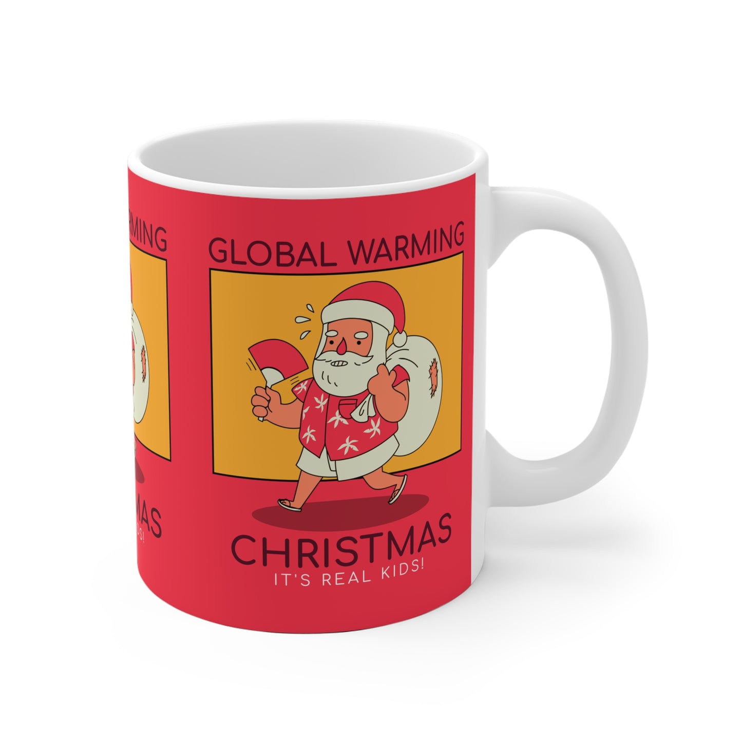 Tazza Natale Cattivo Caldo Printify
