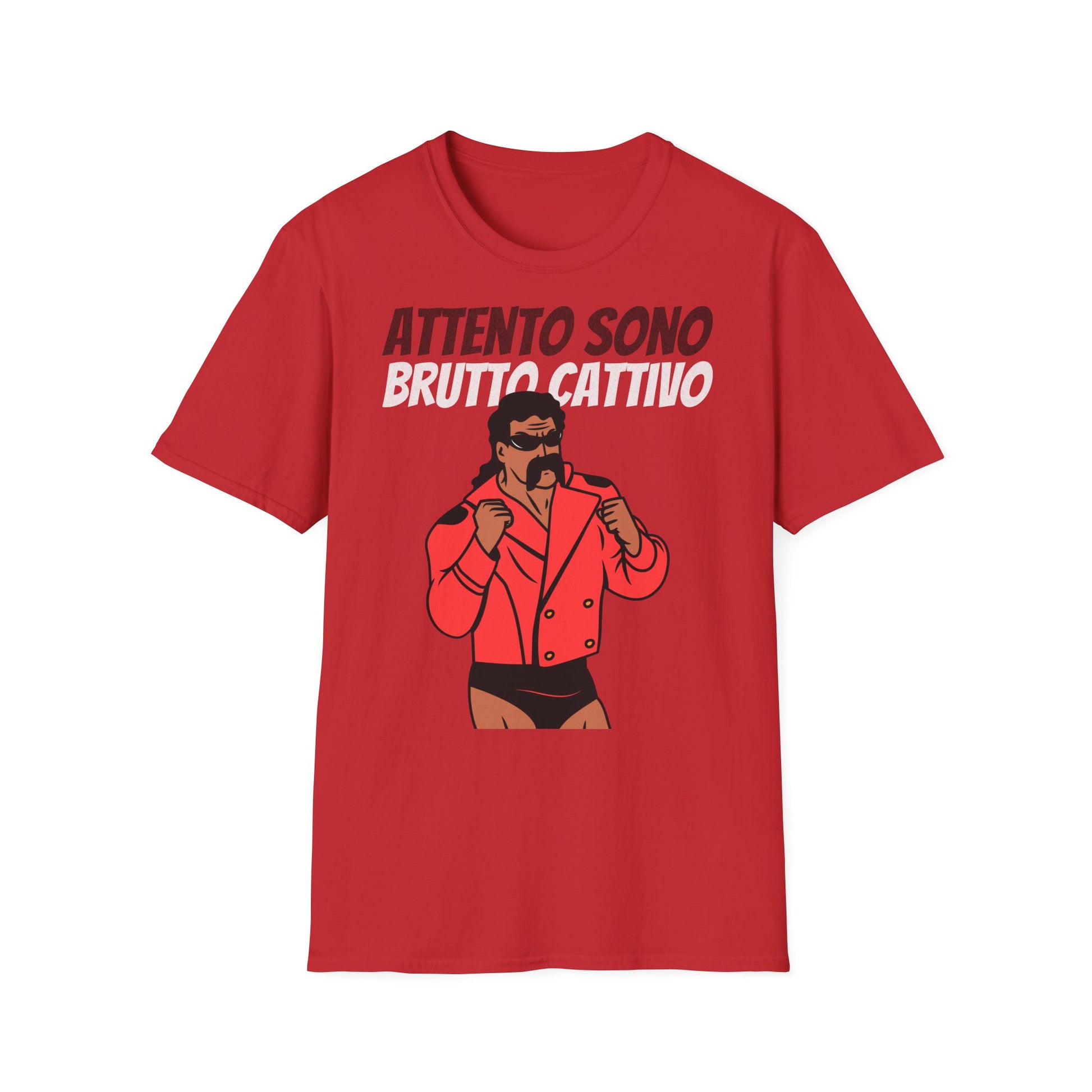 T-Shirt Brutto Cattivo Cotone Leggero Printify