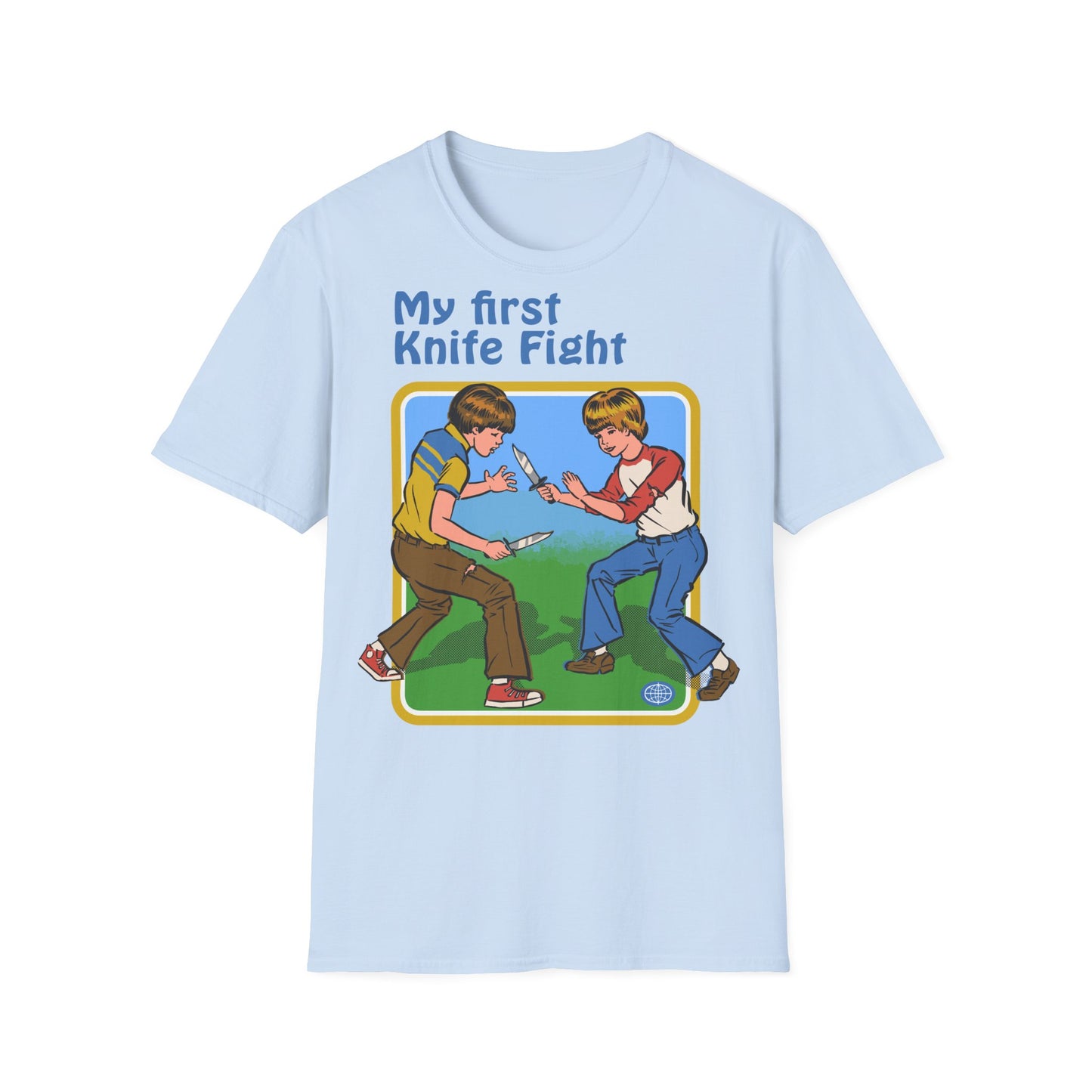 T-Shirt Vintage Horrorknife figth