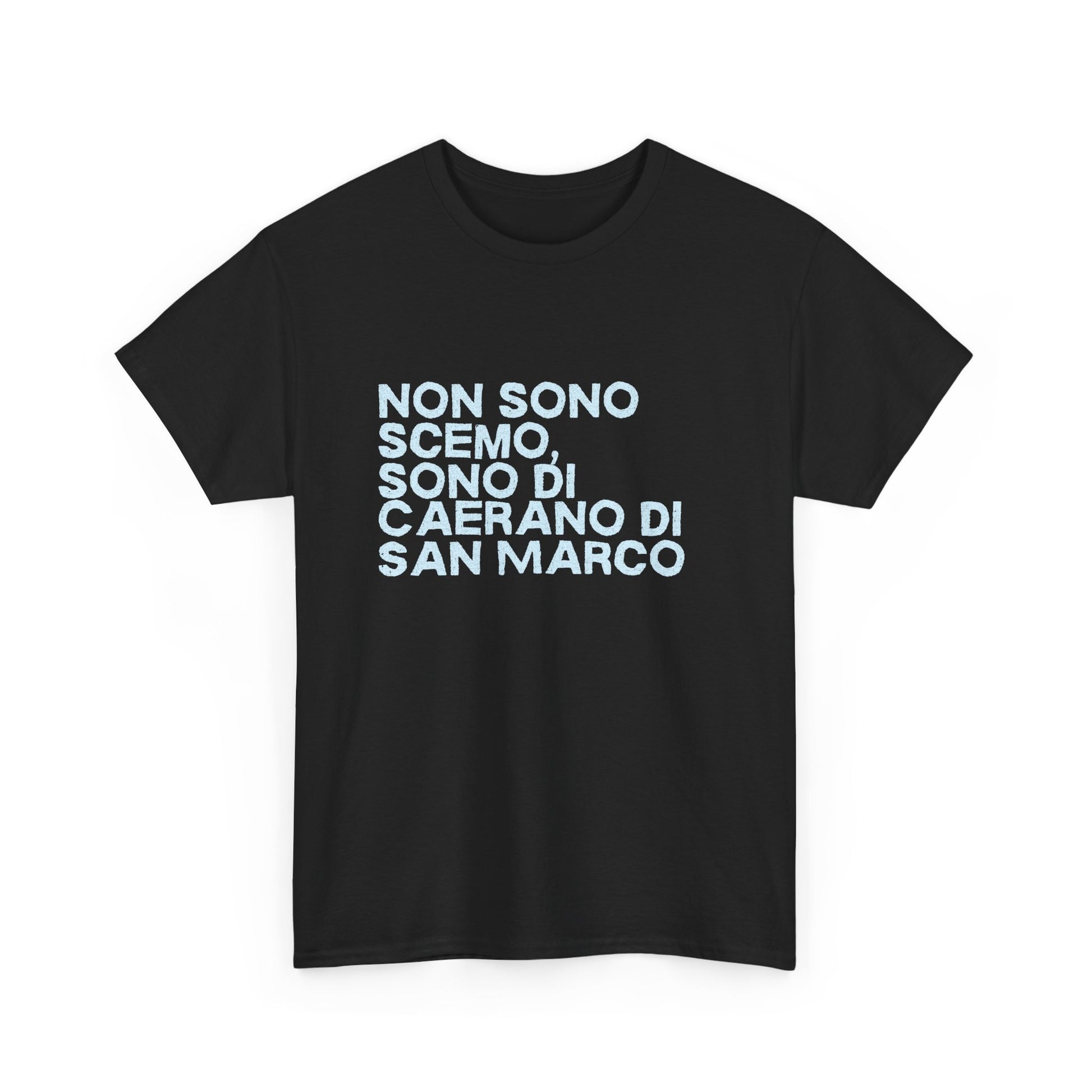 T-shirt non sono scemo ma sono di Caerano di San Marco Printify