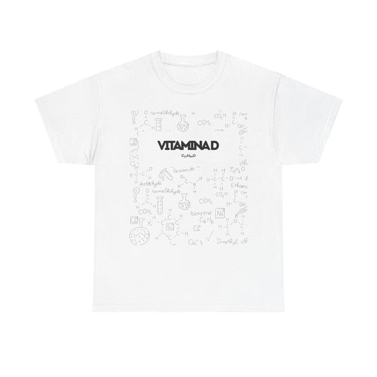 T-shirt bianca n&n Vitamina D Printify