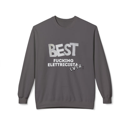 Best Electrician Sweatshirt, Funny Sweatshirt Gift, Crewneck for Electricians, Work Humor Apparel, Unisex Fleece Top Printify