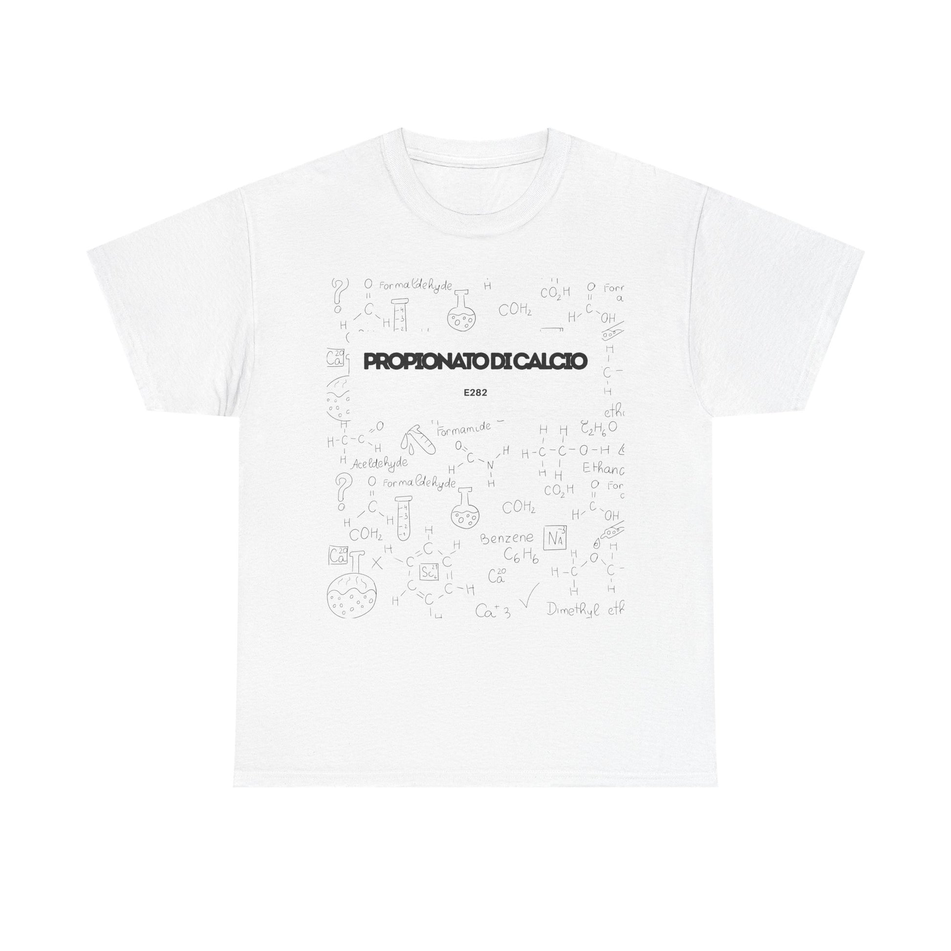 T-shirt bianca n&n Propionato di calcio Printify