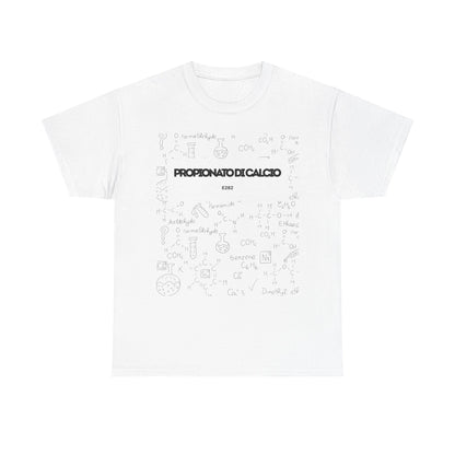 T-shirt bianca n&n Propionato di calcio Printify