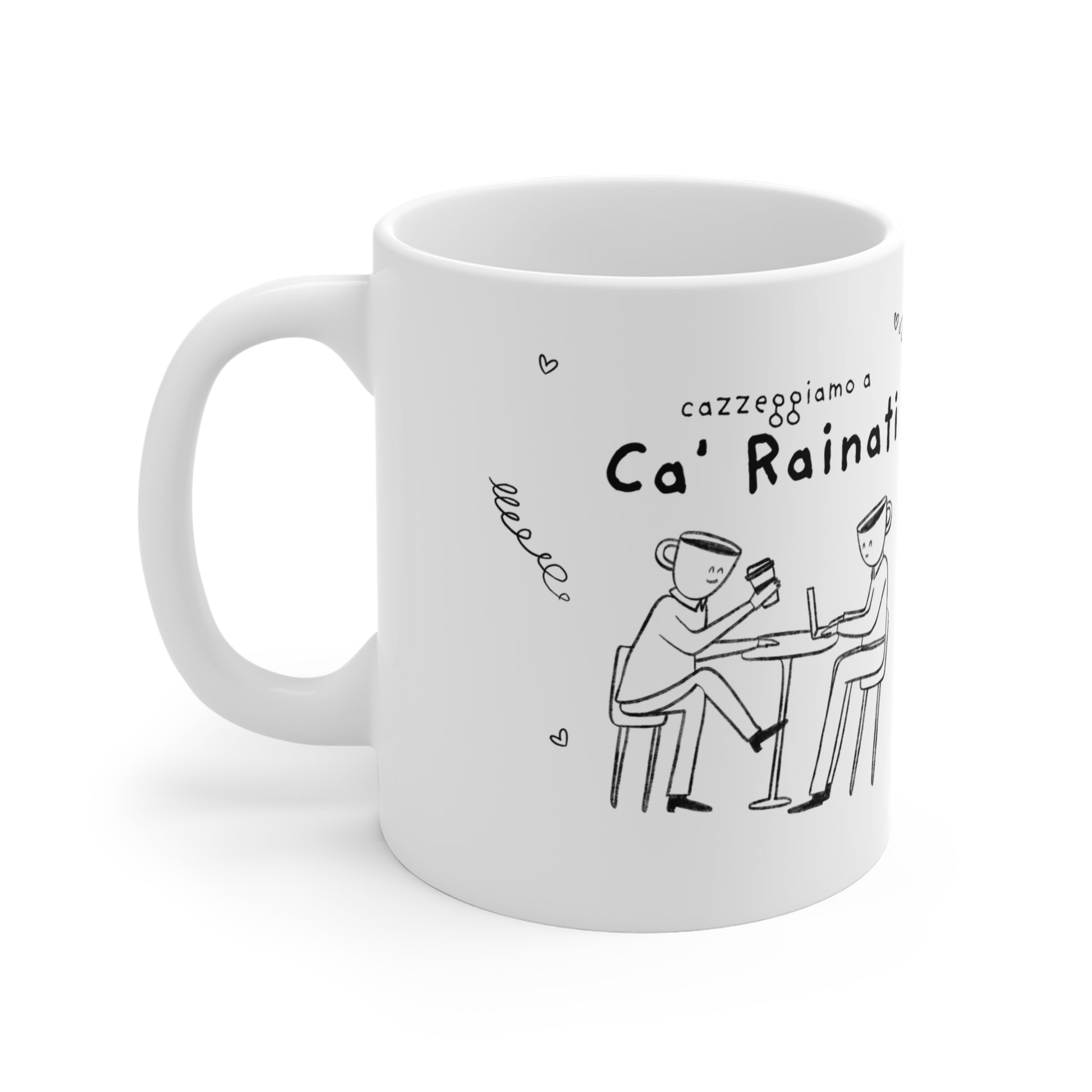 Tazza caffè bianca 325ml Ca' Rainati Printify