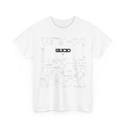 T-shirt bianca n&n Silicio Printify